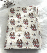 4 Katlı Müslin Bebek Battaniyesi - Geyik Desenli - Görsel 4