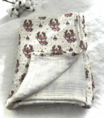 4 Katlı Müslin Bebek Battaniyesi - Geyik Desenli - Görsel 5