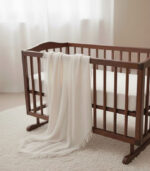 4 Katlı Müslin Bebek Battaniyesi - Kırık Beyaz