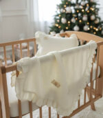 Müslin Bebek Seti - Kırık Beyaz Fırfırlı